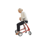 Carbon fiber rollator 18.5”  W x 24” H with comfort seat - Image 2
