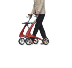 Carbon fiber rollator 18.5”  W x 24” H with comfort seat - Image 3