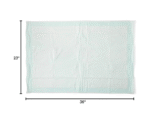 Medline Heavy Absorbency 23" x 36" Fluff and Polymer Disposable Underpads, 150 Per Case, Great for Protecting Beds, Furniture, Surfaces - Image 2