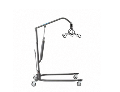 Manual hydraulic patient lift